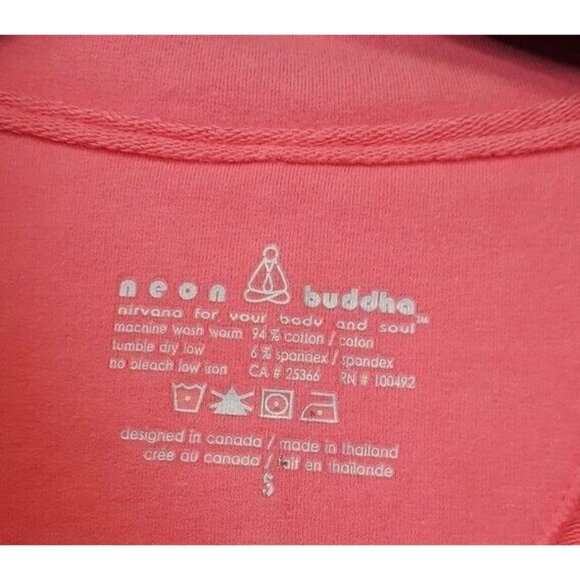 Neon Buddha Womens Jacket Small Pink Wearable Art Lagenlook Soft Knit - Picture 3 of 7